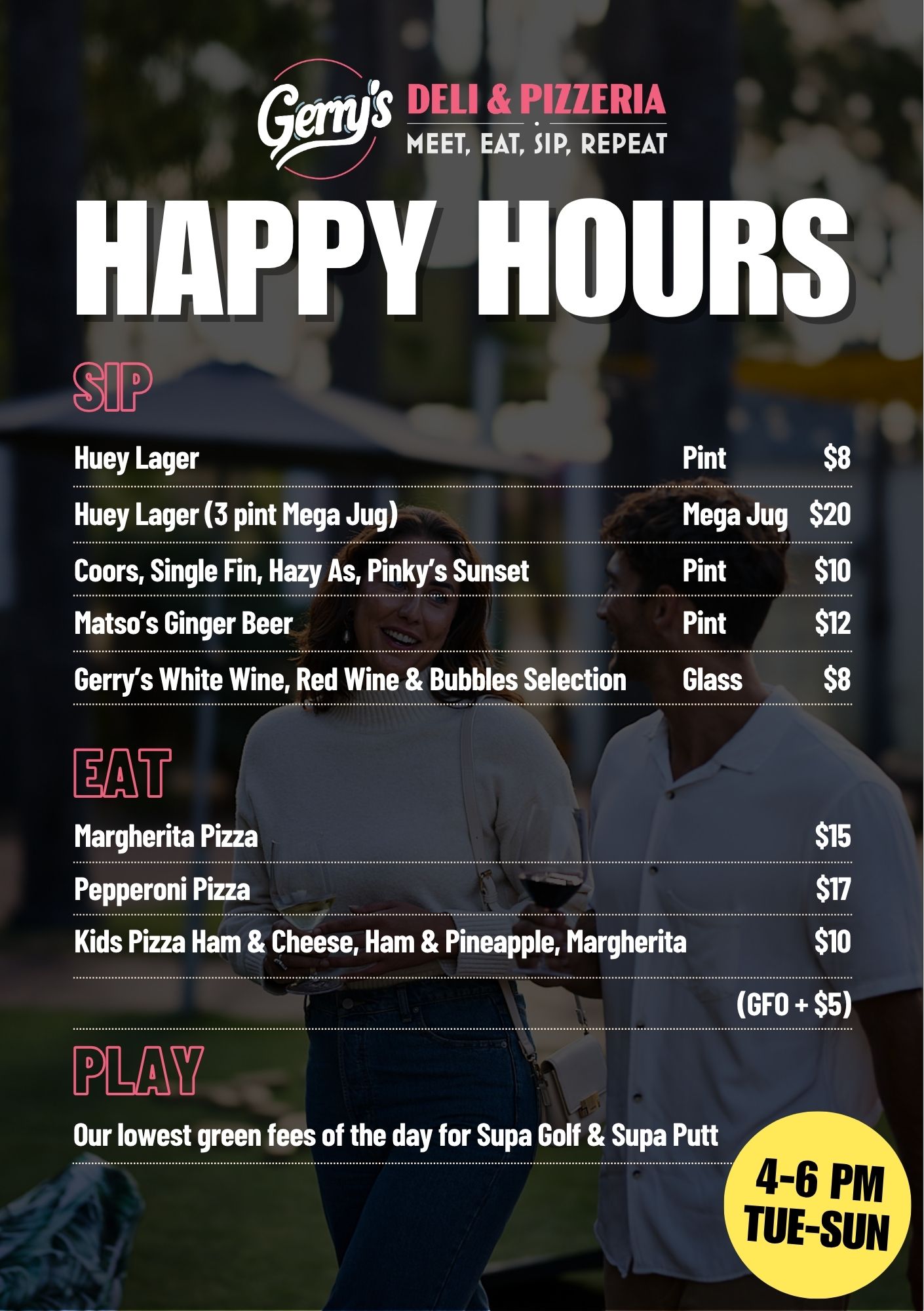 Happy Hour Menu Sep 2026